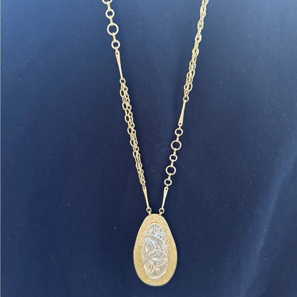 Chico's Gold Modern Necklace Collection - Picture 1 of 11